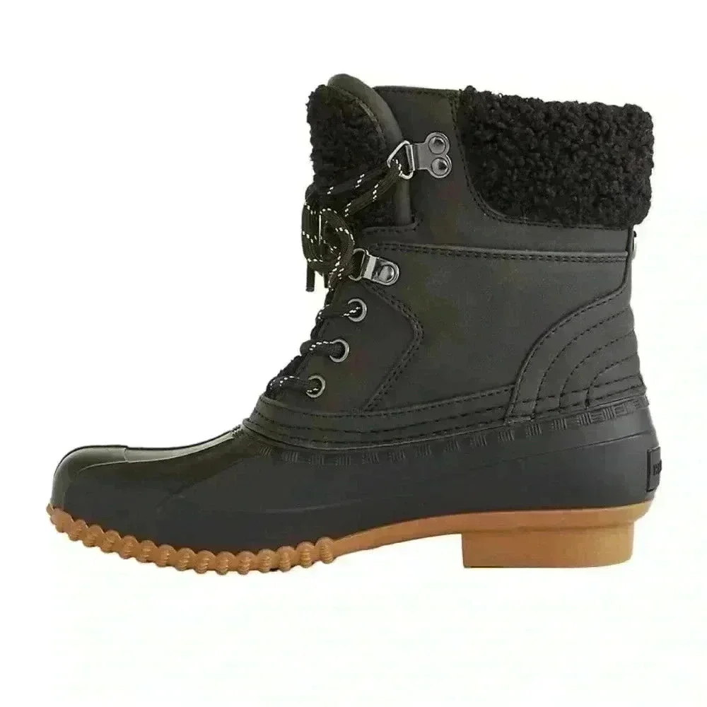 Tommy Hilfiger Duck Boots. New With Tags. Womens Size 6. Black - Picture 3 of 7